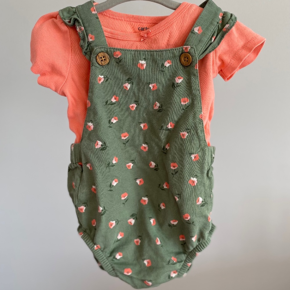 2 piece Carters 12 month onesie